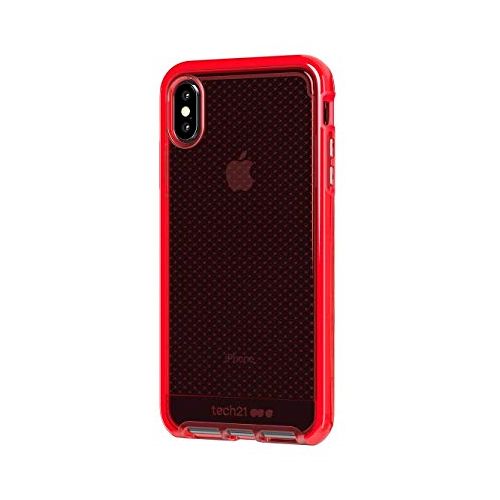Tech 21 Evo Check Colorful Protective Case Cover For Apple iPhone Xs Max Red