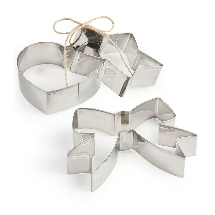Martha Stewart Collection Cookie Cutters, Set of 3, Stainless Steel