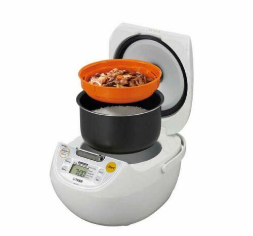Tiger Multi-functional 5.5-cup Rice Cooker and Warmer in White