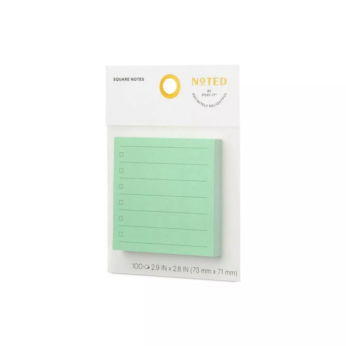 Post-it Square Notes List 2.8"x2.8" - Green