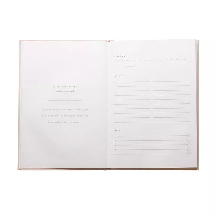 Russell+Hazel Lined Journal Casebound 5.8x8.3 Violet