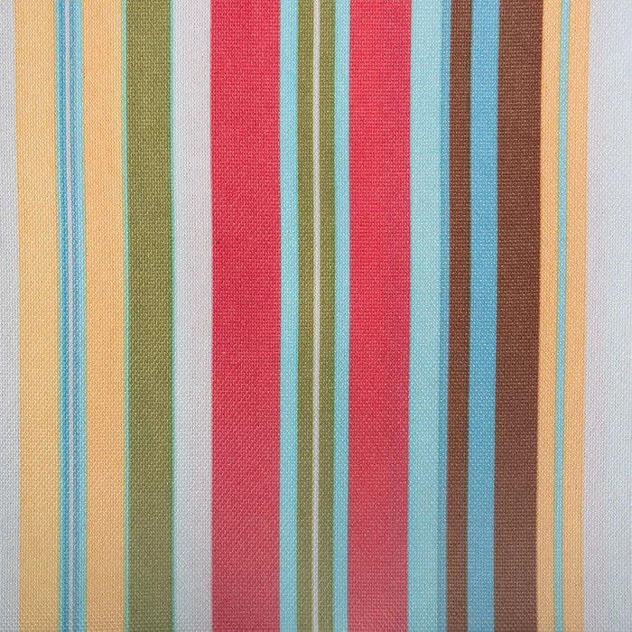 60"R Summer Stripe Outdoor Tablecloth - Design Imports