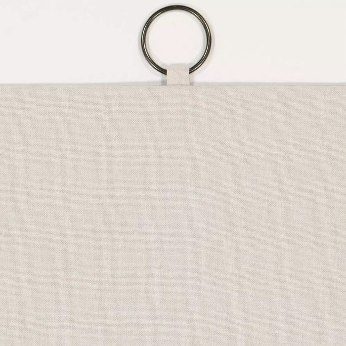 1pc 50"x84" Light Filtering Drop Cloth Window Curtain Panel Off White - Mercantile