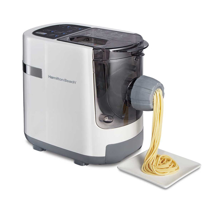 Hamilton Beach Electric Pasta and Noodle Maker Machine with 7 Molds for Spaghetti, Fettucine and mor Open Box