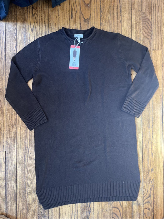Jessica Simpson Women S Sweater Knit Mini Dress (Brown M) 2C