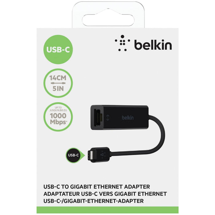 BELKIN USB-C TO GIGABIT ETHERNET ADAPTER Open Box