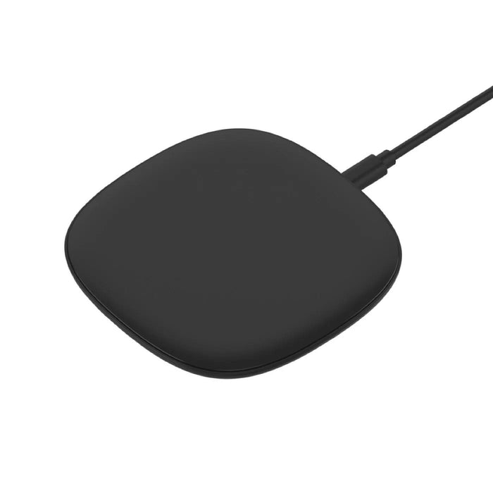 Just Wireless 10W Qi Wireless Charging Pad with 4ft TPU Charging Cable - Black Open Box