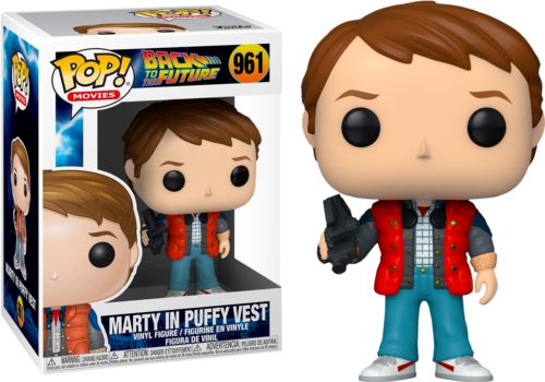 Funko Pop! Movies: Back to the Future - Marty in Puffy Vest Vinyl Figure