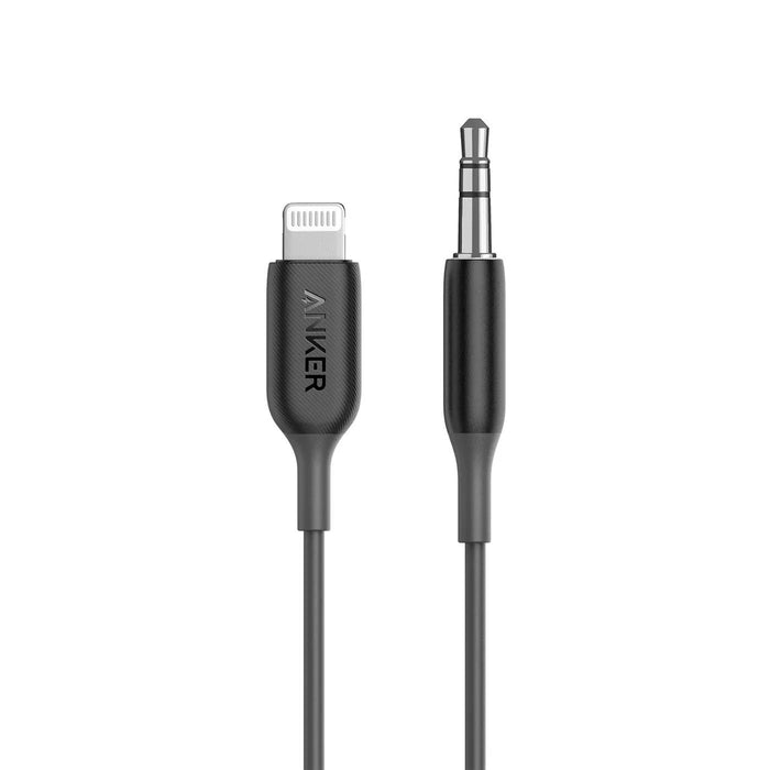 Anker Dongle Lighting 3.5mm to Lightning 3' Cable - Black Open Box
