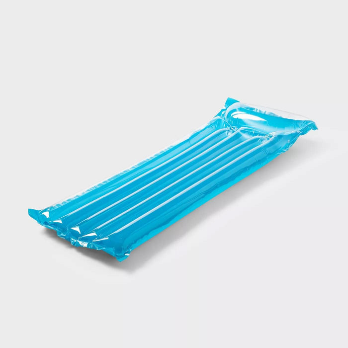 Large Rectangle Pool Float Rectangular Water Pool Float Blue — Kikstart Inc