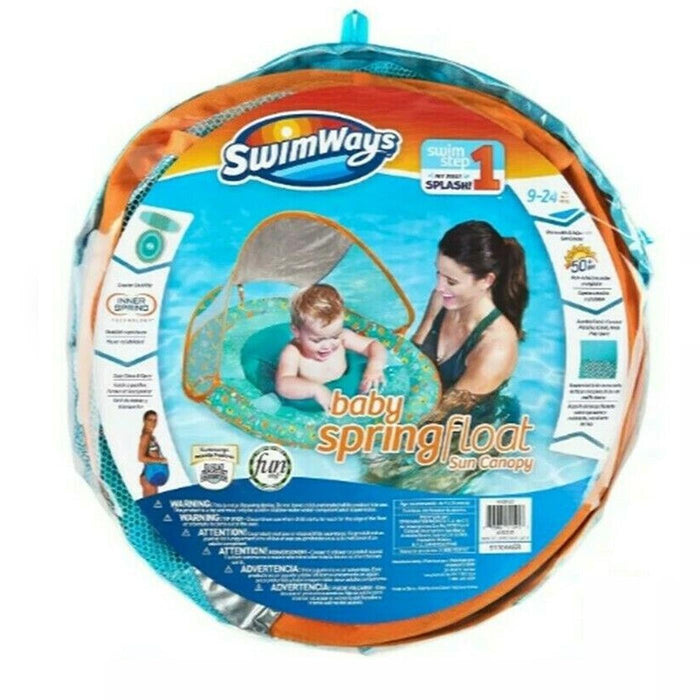 Swimways Sea Life Baby Spring Float Canopy - Teal