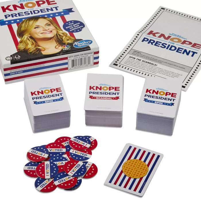Knope for President Party Card Game, for Parks and Recreation Fans, for Ages 16+