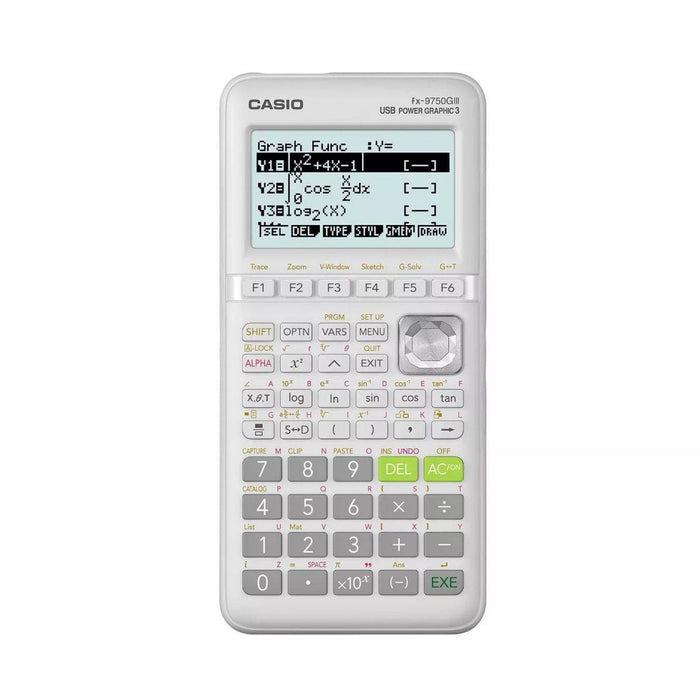 Casio Fx-9750GIII White Graphing Calculator