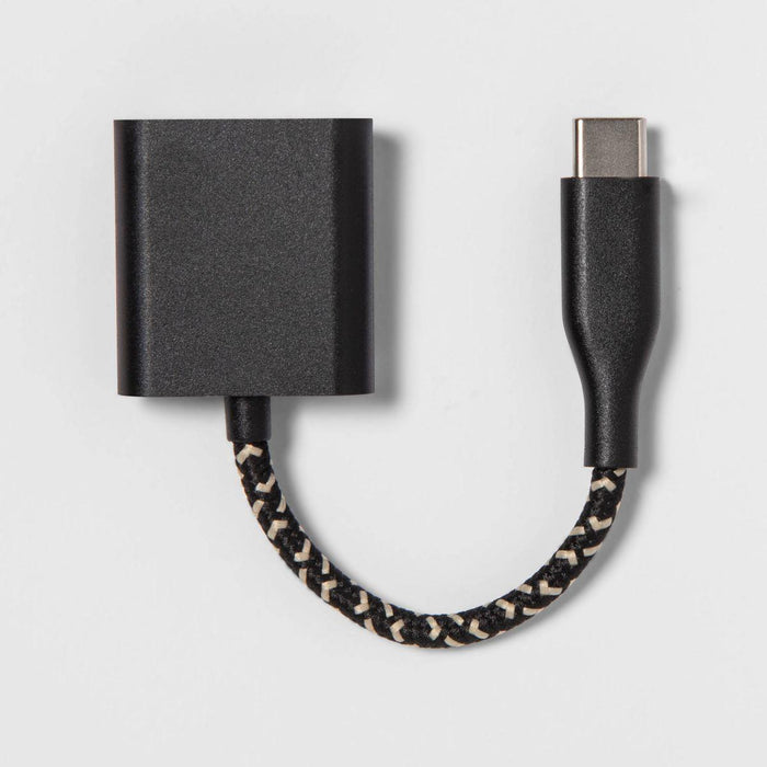 Heyday 3.5mm Dongle Usb-c - Black/gold