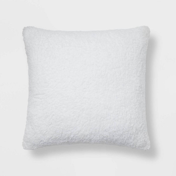 Oversized Sherpa Square Pillow - Room Essentials™