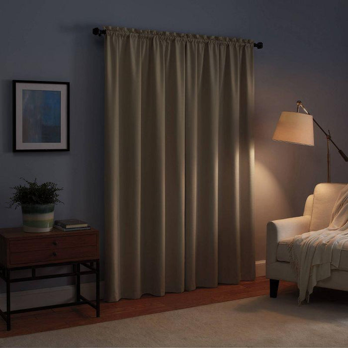 63"x42" Braxton Blackout Window Curtain Panel - Eclipse