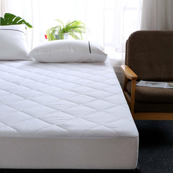 Full Machine Washable Waterproof Quilted Mattress Pad - Made By Design