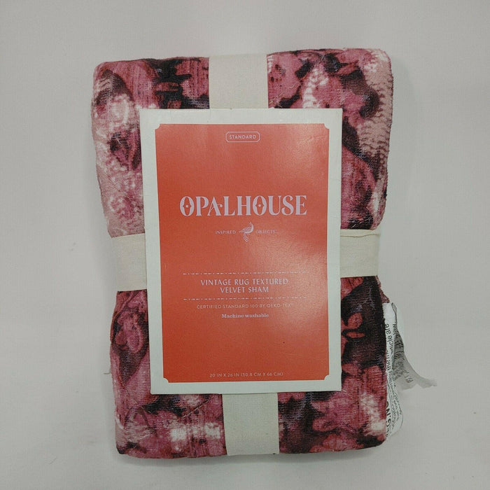 Textured Velvet Vintage Rug Sham Mauve - Opalhouse™