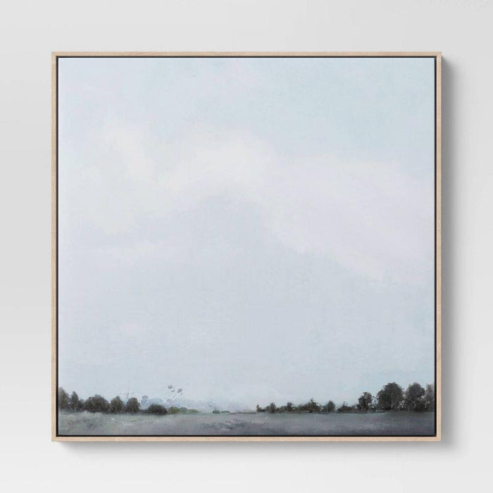 24" X 24" Treeline Framed Canvas - Threshold™