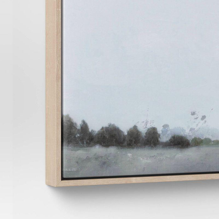 24" X 24" Treeline Framed Canvas - Threshold™