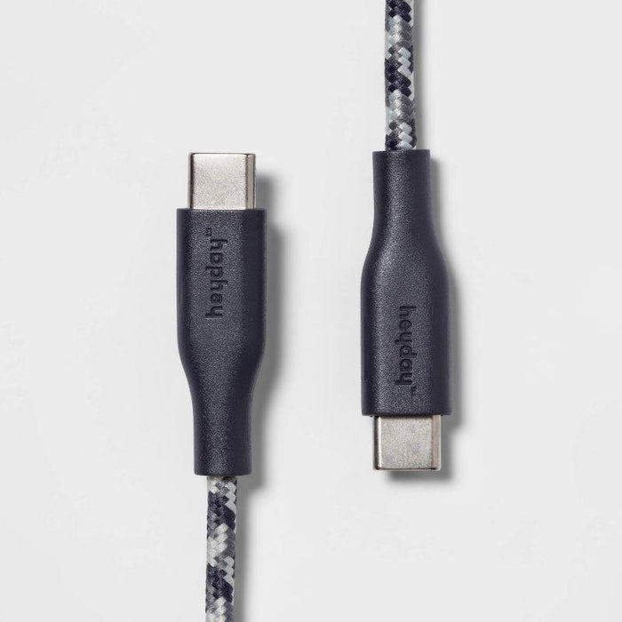 Heyday 4' USB-C to USB-C Braided Cable - Night Blue