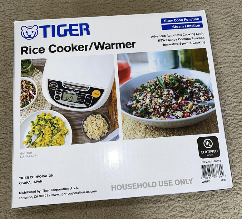 Tiger (JBV-10CU) 5.5-Cup Micom Rice Cooker & Warmer Open Box