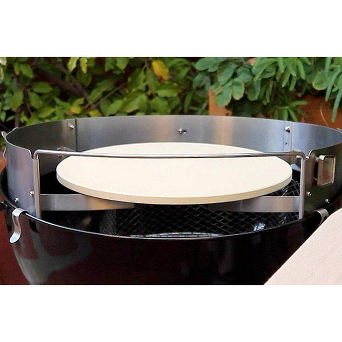 PizzaCraft Pizza Que for Kettle Grills - Black Open Box