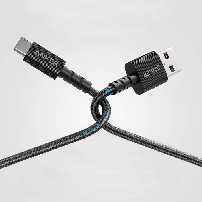 Anker 3' Powerline Select Braided USB-C to USB-a Cable - Black Open Box