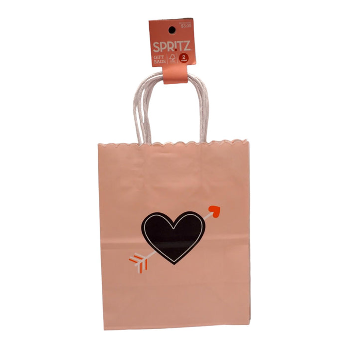 2ct Valentine's Day Cub Bag Heart with Arrow/XOXO - Spritz™