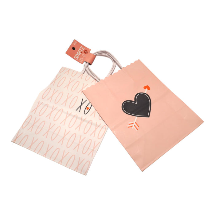 2ct Valentine's Day Cub Bag Heart with Arrow/XOXO - Spritz™