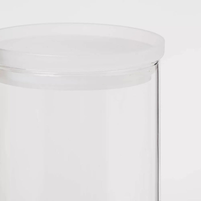31oz Glass Large Stackable Jar with Plastic Lid - Made by Design™