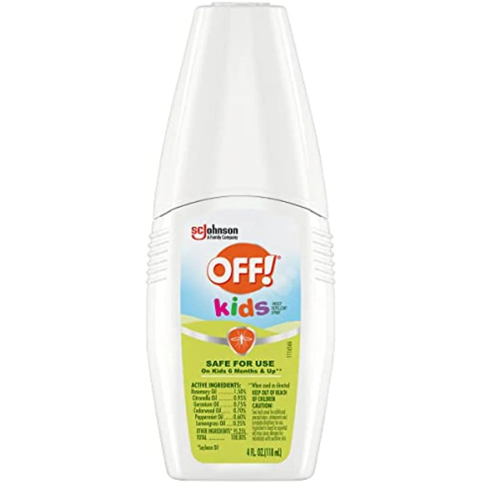 Off! Kids Mosquito Spray, DEET Free - 4.0 Fl Oz