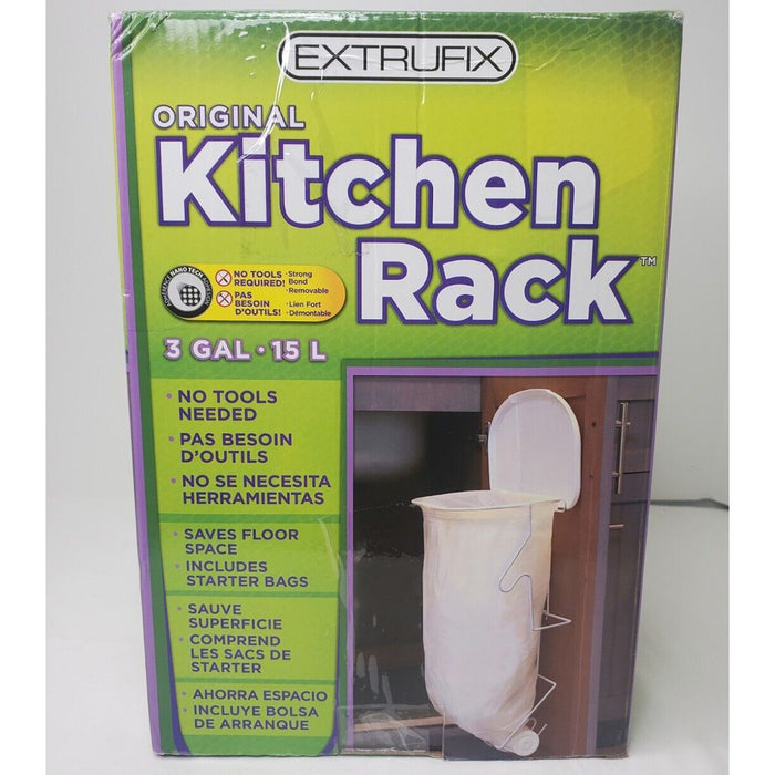 Extrufix Original Kitchen Rack 3 Gallon -15 Liter Waste Disposal System