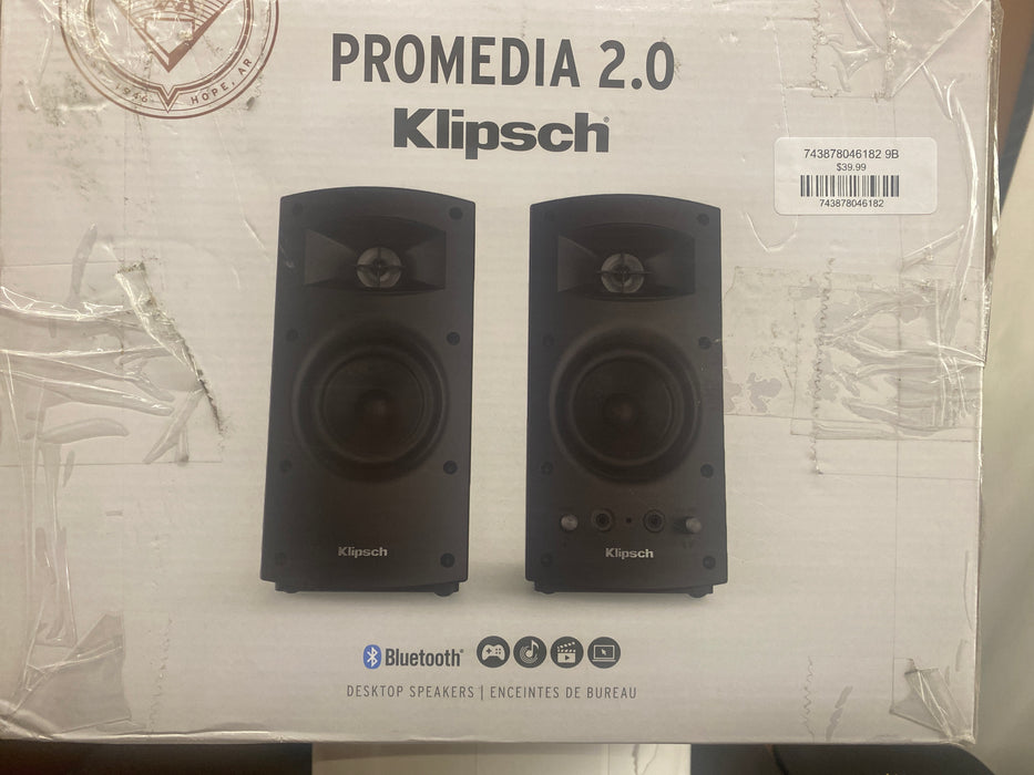 PROMEDIA 2.0 DESKTOP SPEAKERS DESKTOP SPEAKERS * Bluetooth® 9B