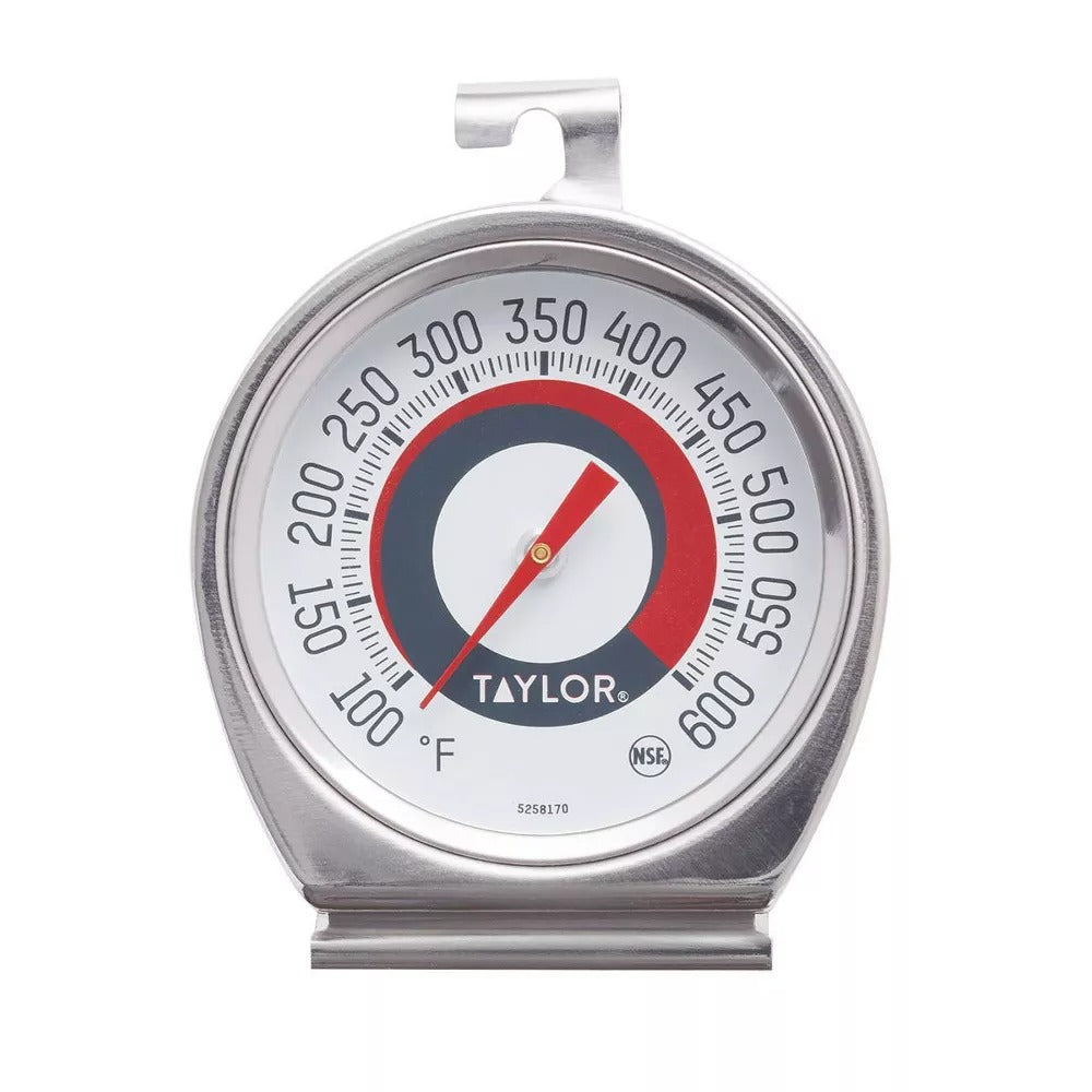 Taylor Ambient Oven/Grill Temperature Thermometer, Silver — Kikstart Store