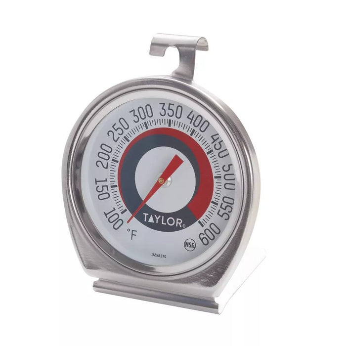 Taylor Ambient Oven/Grill Temperature Thermometer, Silver