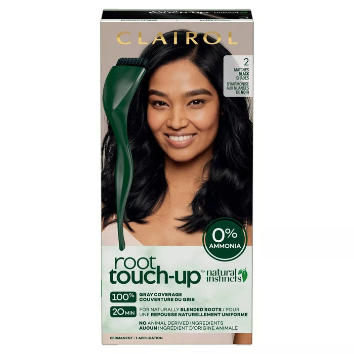 Root Touch-Up by Natural Instincts Permanent Hair Color - Black