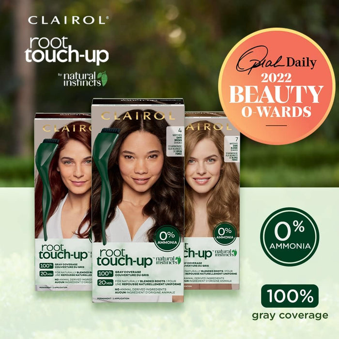 Clairol Root Touch-up by Natural Instincts Permanent Hair Dye with 0% Ammonia 1.0 Kit RED