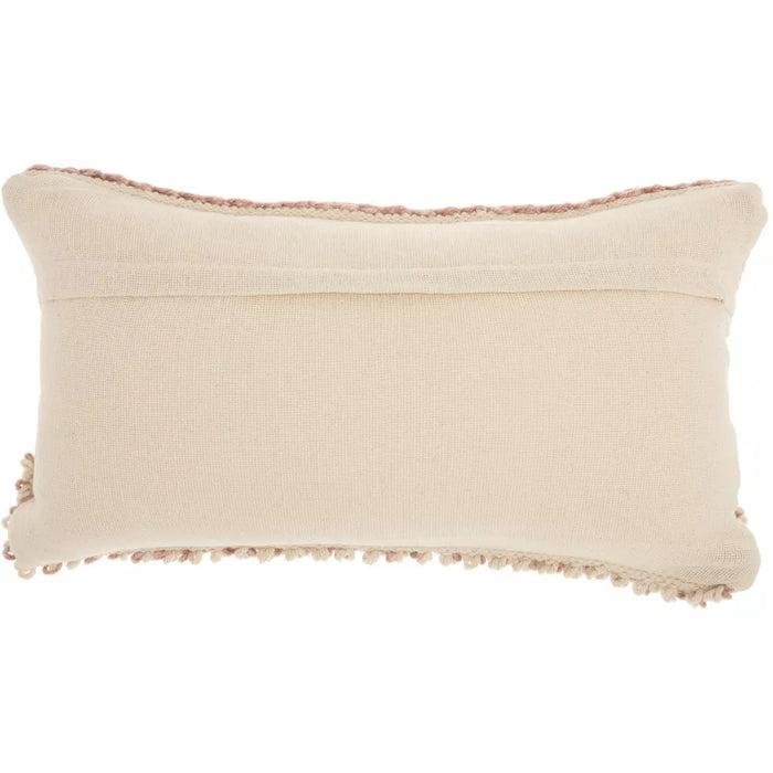 Texture Gradient Lumbar Throw Pillow Blush - Mina Victory