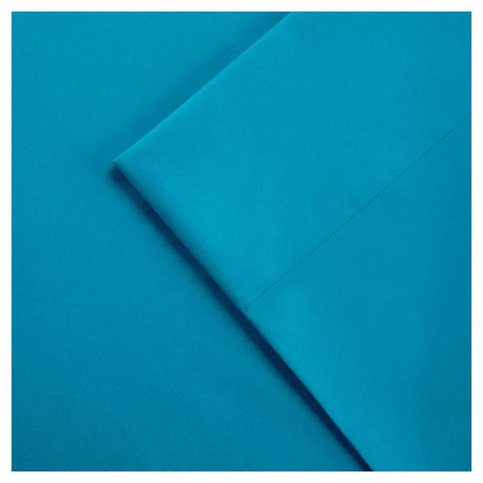 Twin Microfiber All Season Wrinkle-Free Sheet Set Teal