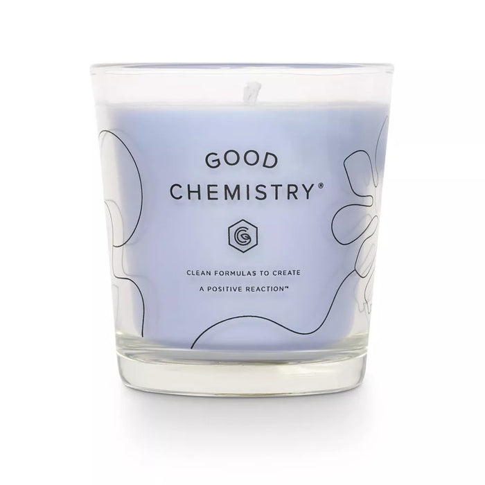 Good Chemistry Refillable Glass Candle Pomelo and Peace Out - 8.3 oz