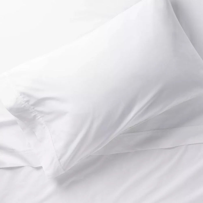 Ultra Soft Pillowcase Set (King) White 300 Thread Count - Threshold™