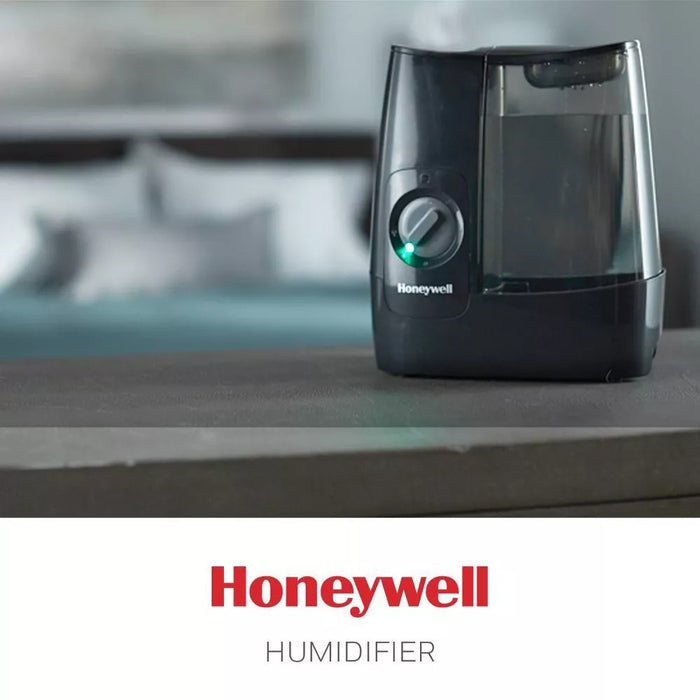 Honeywell Warm Mist Humidifier with Essential Oil Cup Filter Free HWM845 Black
