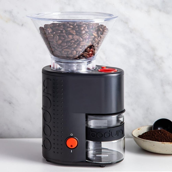 Bodum ® Bistro Deluxe Electric Burr Coffee Grinder, Black