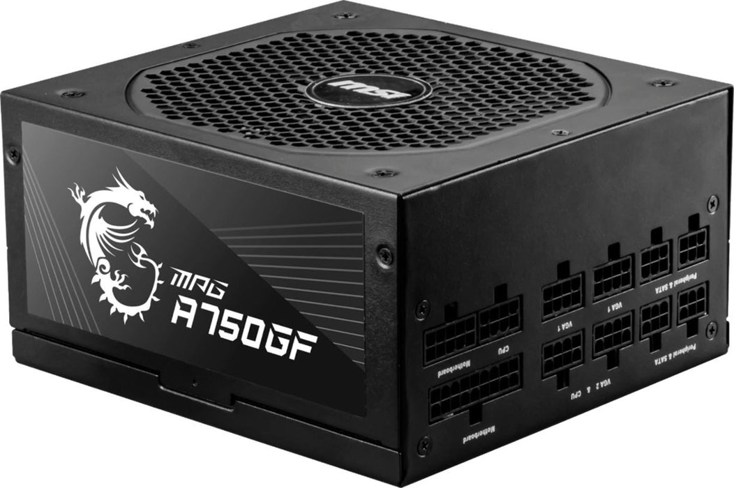 MSI MPG A750GF UK PSU '750W 80 Plus Gold Certified Open Box