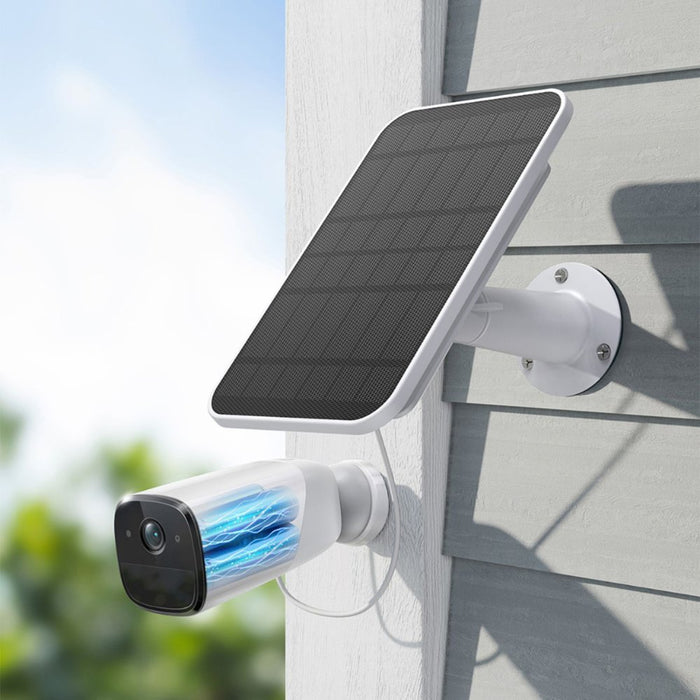 Solar Panel for eufy Security Wireless Cameras - White