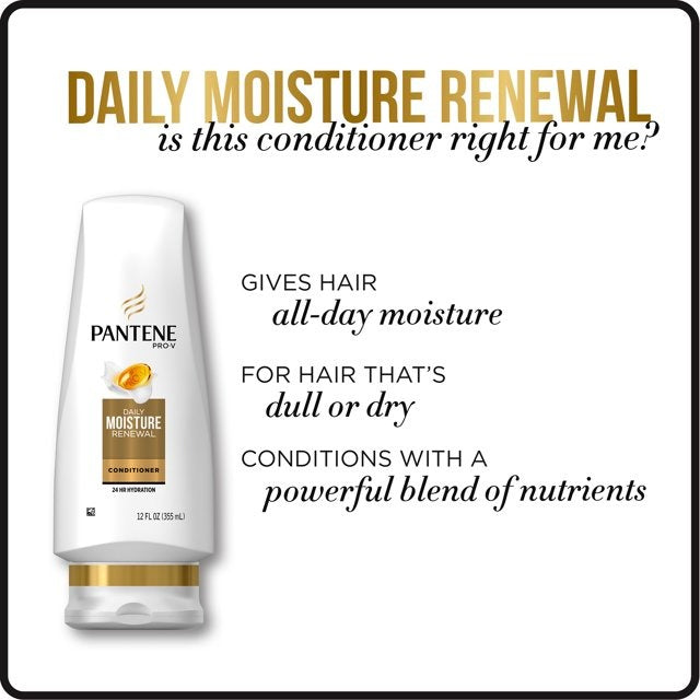Pantene Pro-V Moisture Renewal Hydrating Hair Conditioner, 1.7 Oz