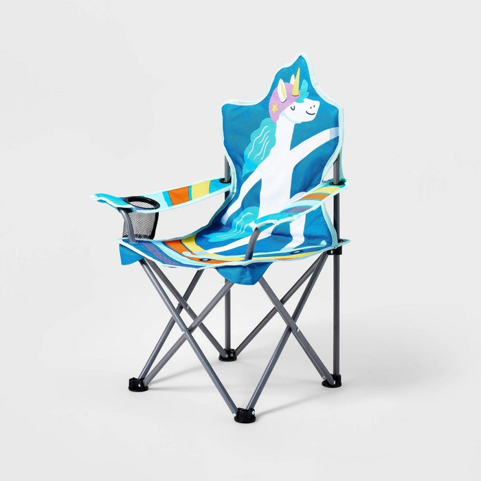 Kids' Outdoor Portable Chair Unicorn - Sun Squad