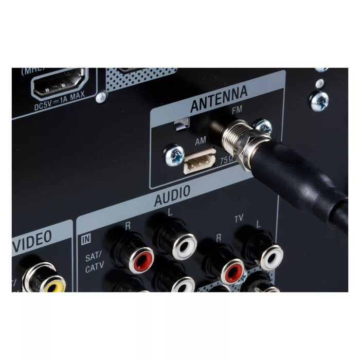 Philips 6' RG6 Coax Cable - Black Open Box