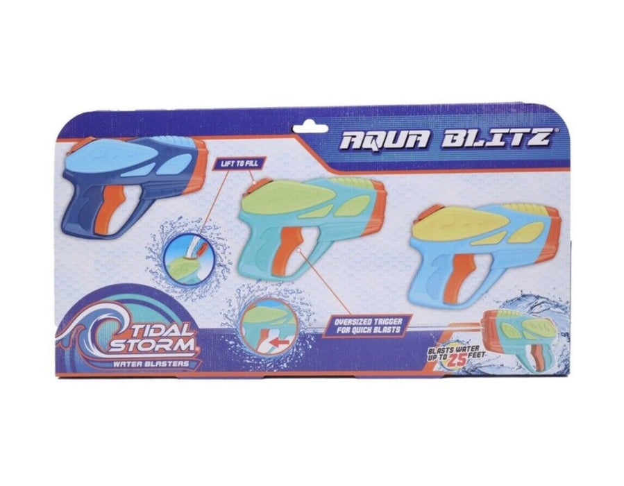 Tidal Storm Kids' Aqua Strike Water Blaster 3pk - Open Box